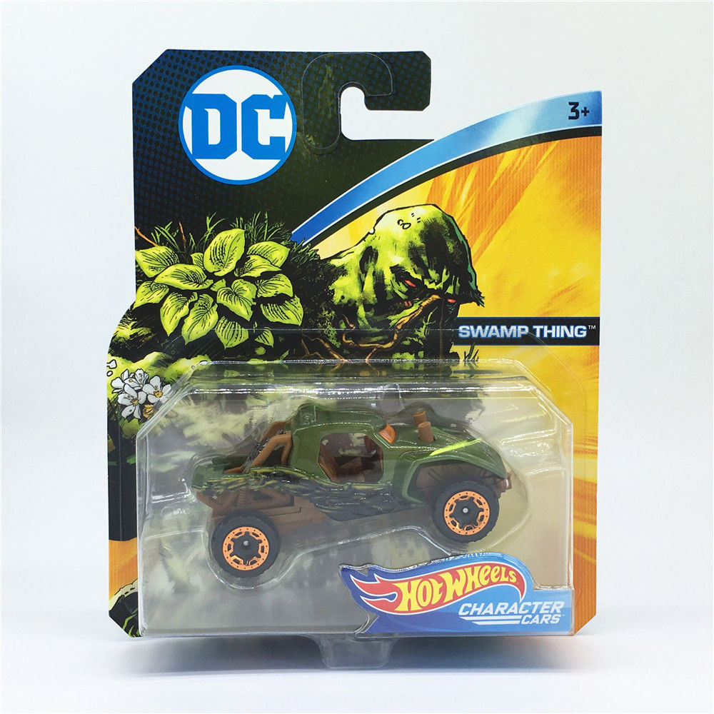 美泰風火輪dc正義聯盟角色小車模型玩具 沼澤怪物swamp thing