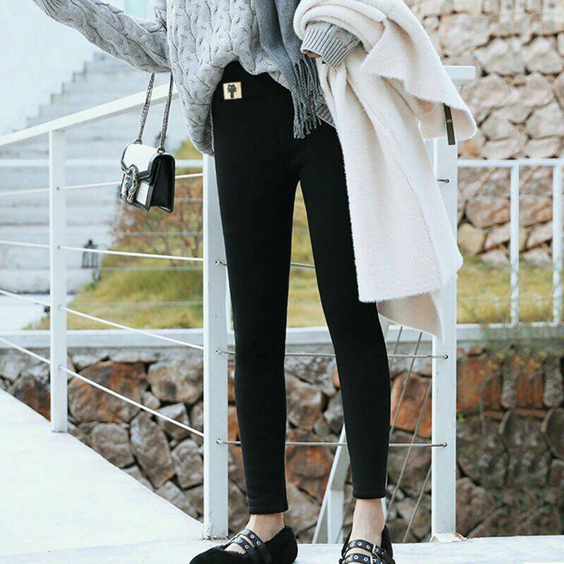 Winter lamb cashmere new northeast cashmere Leggings are thickened with cashmere, which is thin and small for women