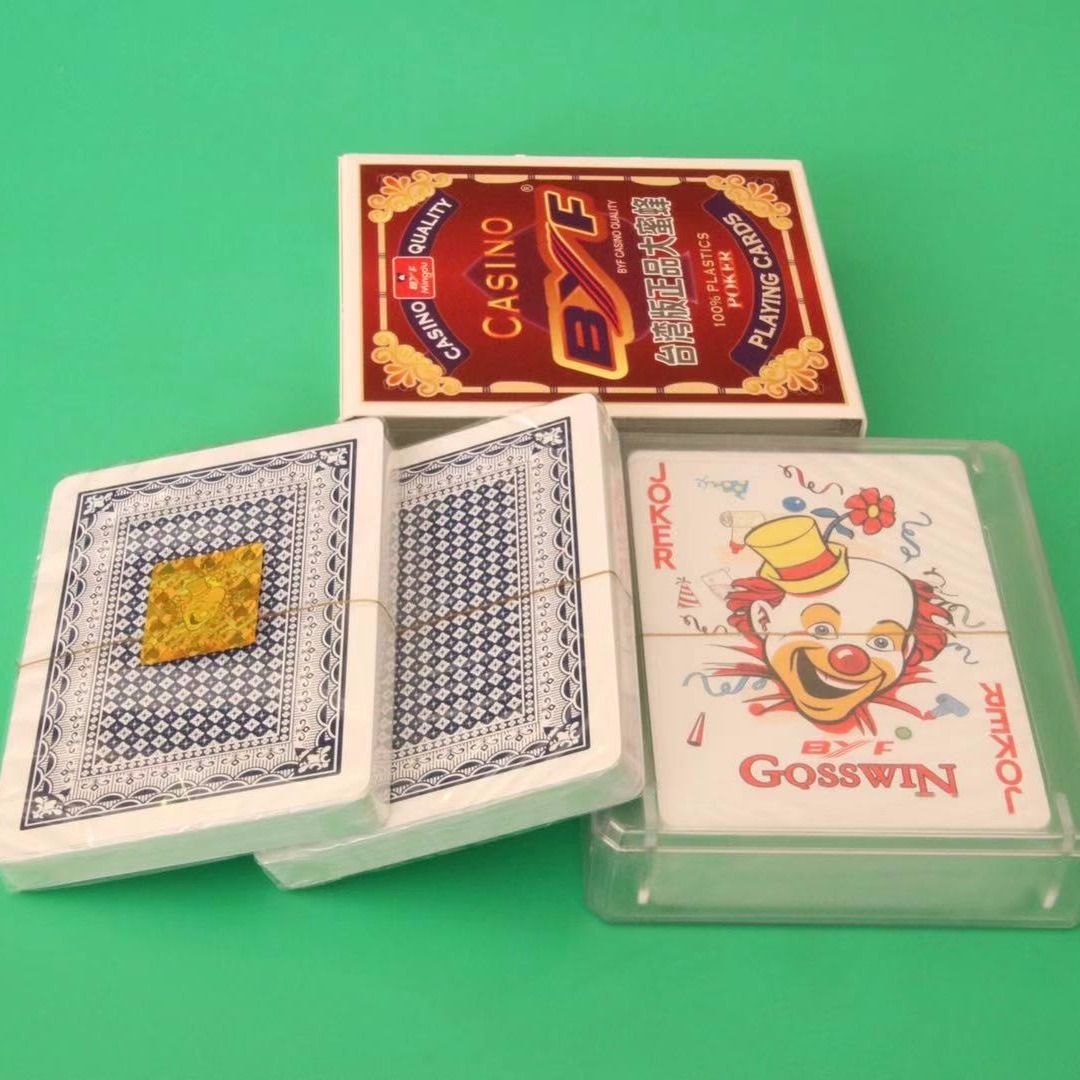 gosswin东北填大坑专用扑克牌 9-a双面磨砂一条12盒 26张填坑玩法【4