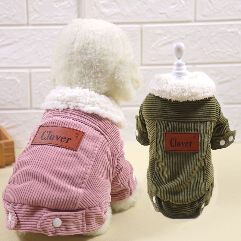 Teddy dog clothes autumn and winter clothes small dog cub bear Bomei fardou cat pet thicker and warm in winter