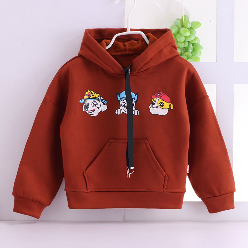Children's sweater baby clothes long sleeve Hoodie spring and autumn winter men's and women's clothing plush thick 2018 NEW