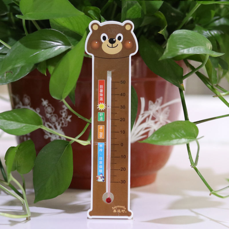 Thermometer indoor precision high precision wall mounted personalized creative cartoon lovely thermometer living room bedroom