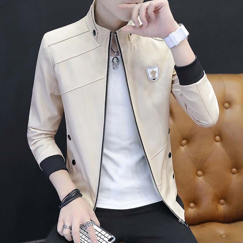 New spring and autumn jacket men's jacket men's fashion top fashion casual youth slim fit baseball uniform men's wear
