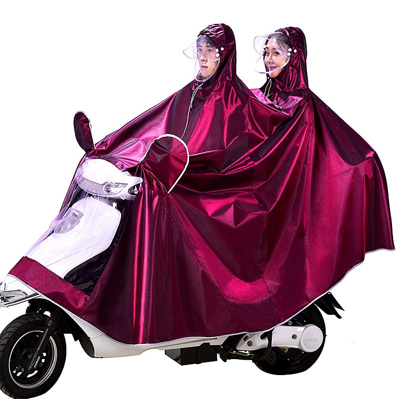 雨衣电动车摩托车骑行遮脚雨披电瓶车成人加大加厚单人双人男女士