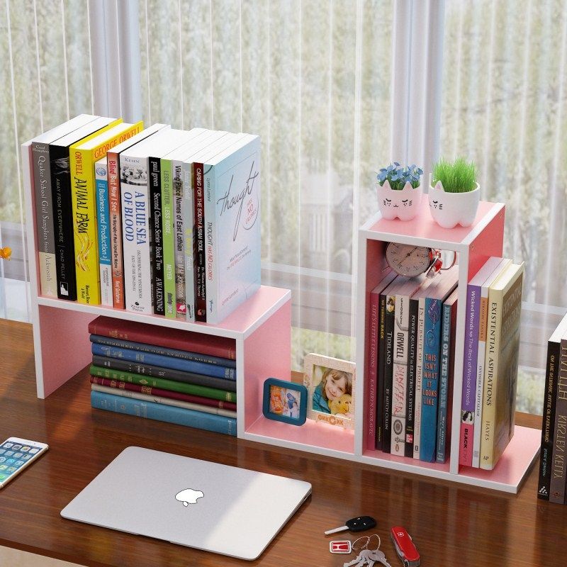 Bookshelf simple desk students' office books desktop shelf storage children's dormitory small bookcase simple and modern