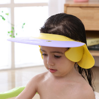 宝宝硅胶洗头帽小孩洗澡神器可调节婴儿童洗发浴帽防水护耳洗发帽