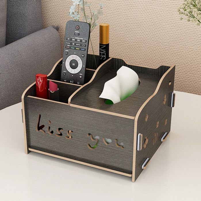 Drawer, tissue box, desktop, multifunctional cosmetic remote control, storage box, living room tea table