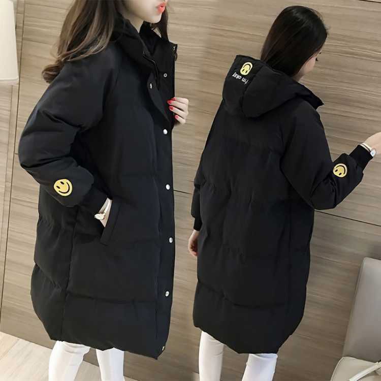 【反季特賣】新款棉衣女中長款加厚保暖麵包服韓版百搭連帽外套潮