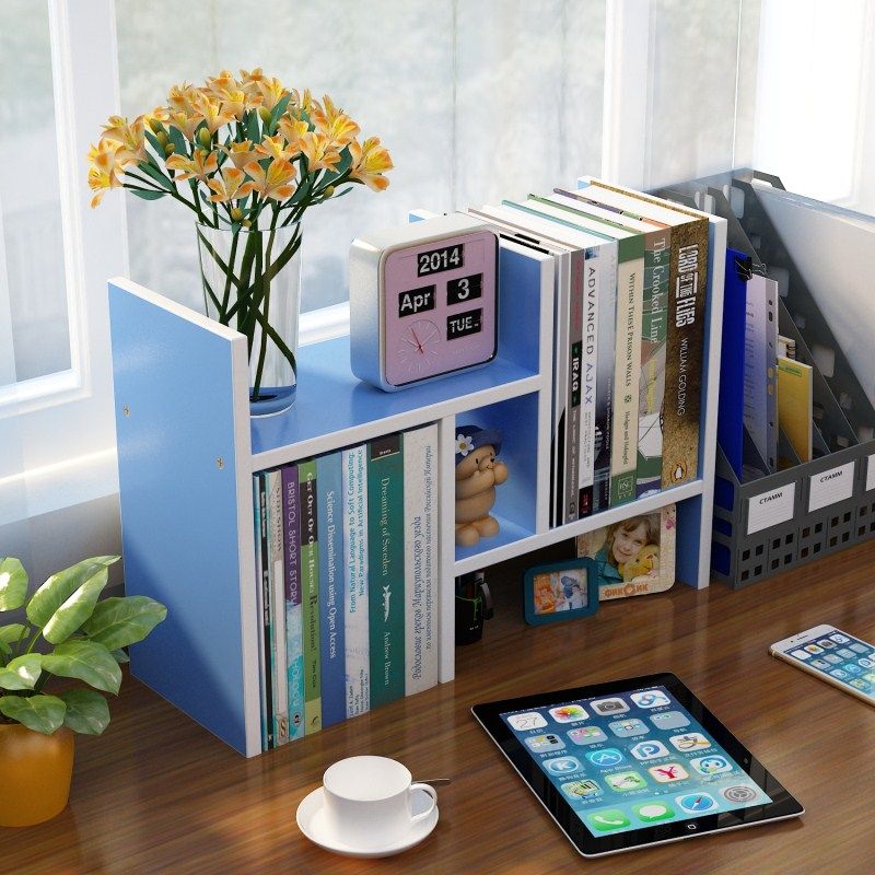 Bookshelf simple desk shelf simple modern student dormitory small bookcase children's desk for office books