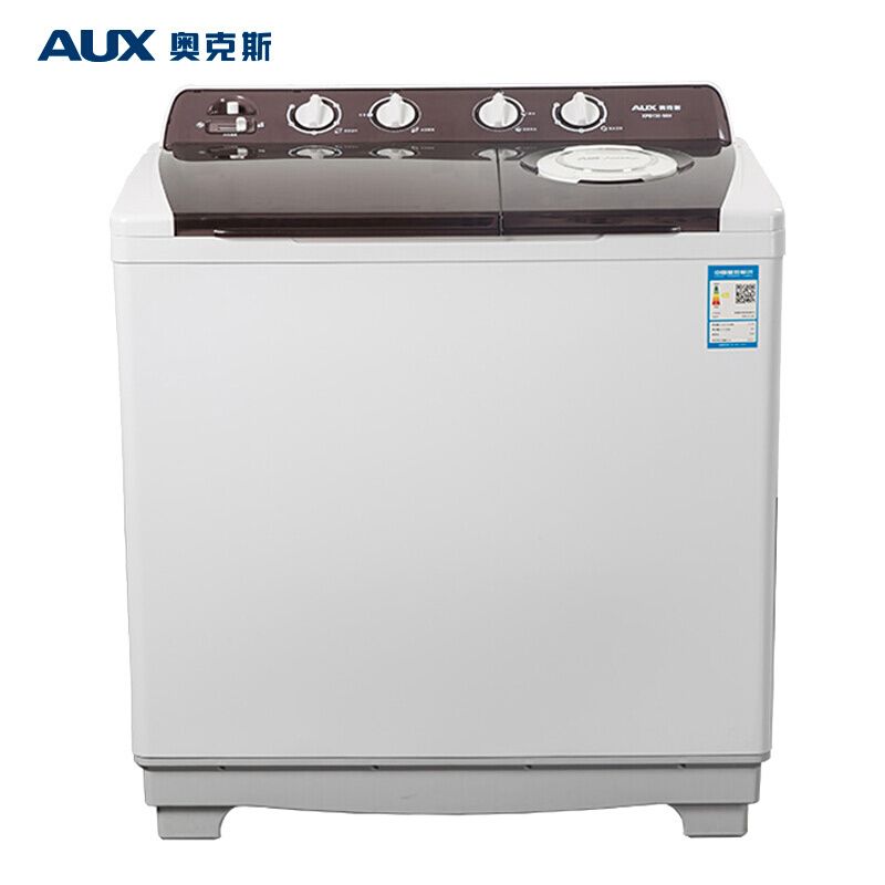 aux/奥克斯13公斤半自动双桶双缸洗衣机半自动大容量宾馆酒店家用