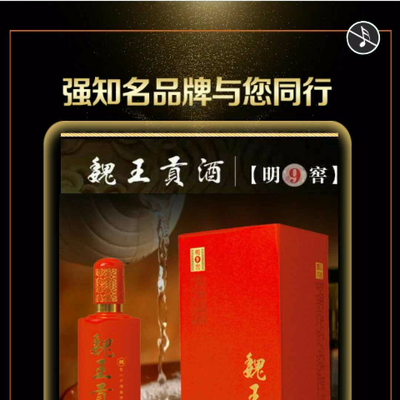 魏王贡酒9年 酒质柔和,价格优惠,厂家直销
