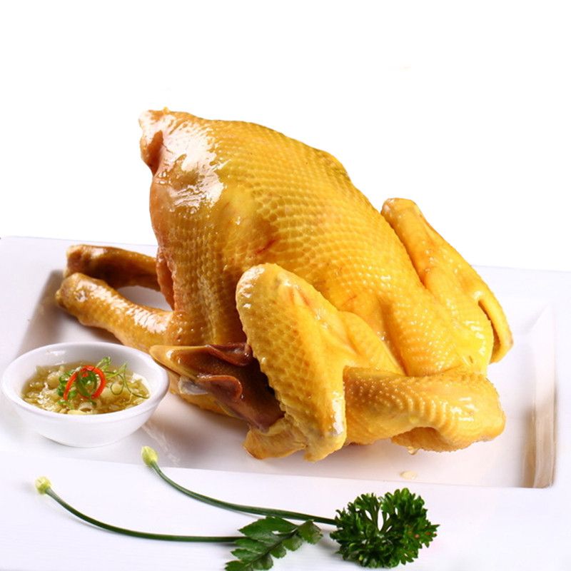正宗广东梅州贵食盐焗鸡卤味白切鸡1/2/3只选盐水鸡即食700g包邮