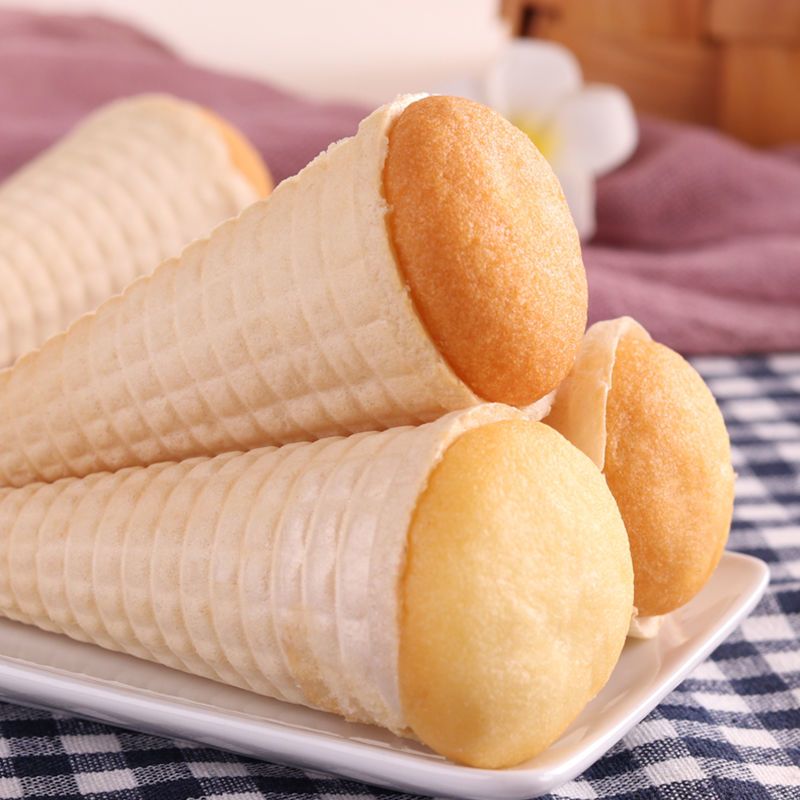 冰淇淋甜筒80支蛋糕点心早餐食品儿童小面包零食10个网红零食批发