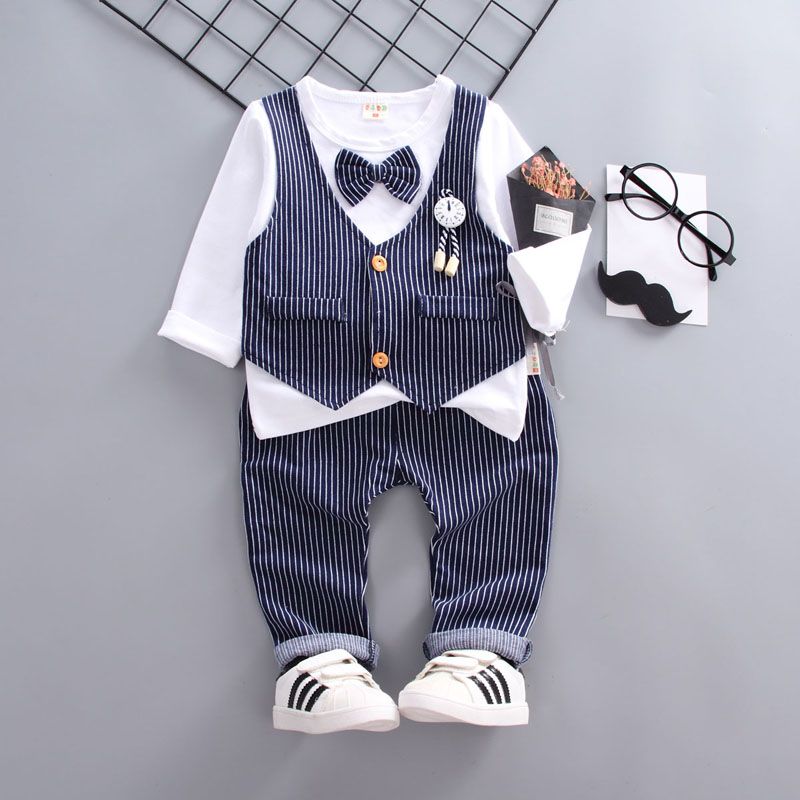 New autumn boys' suit baby baby baby 0-4 years old boy baby western style small suit vest dress fashion