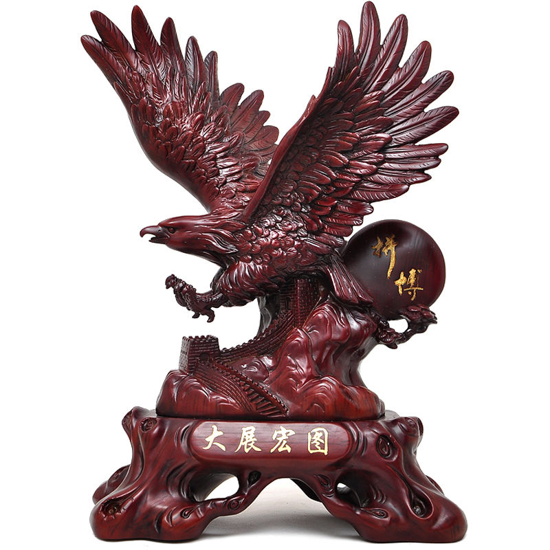 Grand display of Eagle ornaments Eagle opening business gifts living room office desk Decoration resin crafts