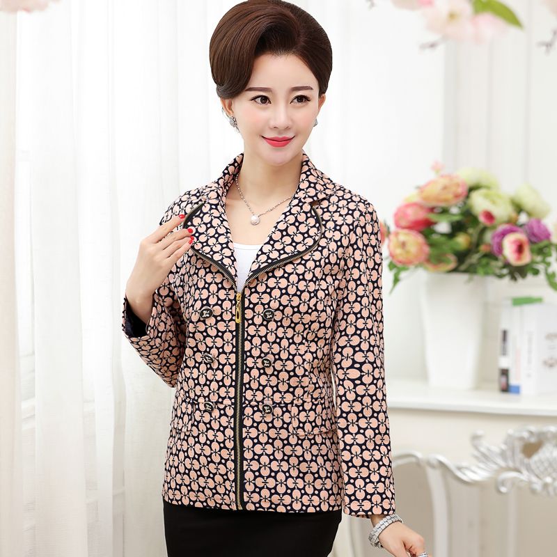 Valazo Áo khoác nữ kiểu vest sang trọng dành cho phụ nữ trung niên phong cách xuân thu