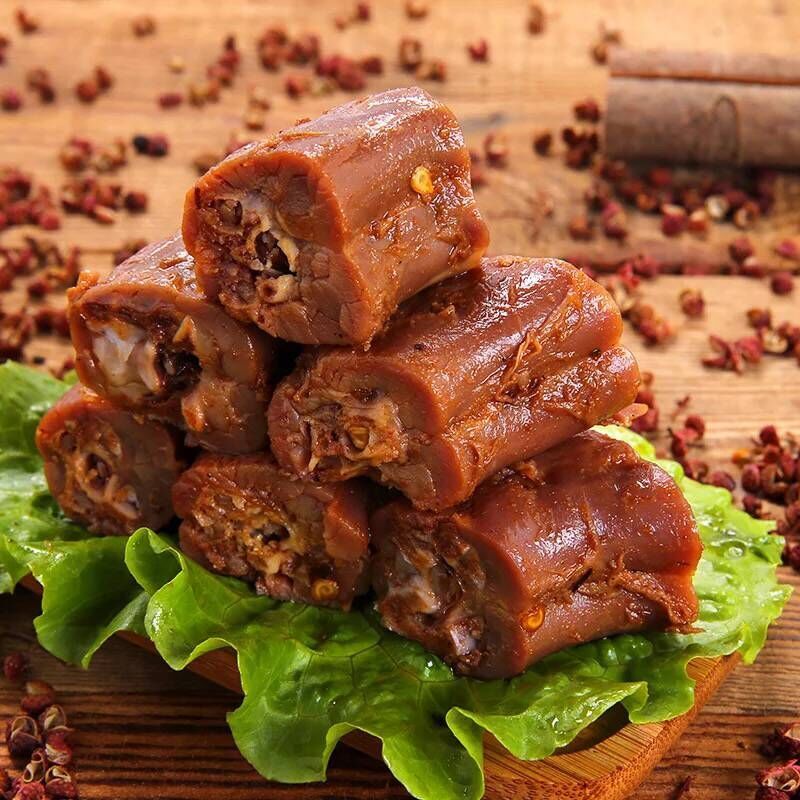 【贼好吃滴】香辣鸭脖子零食小吃批发13g/包网红美食非鸭脖