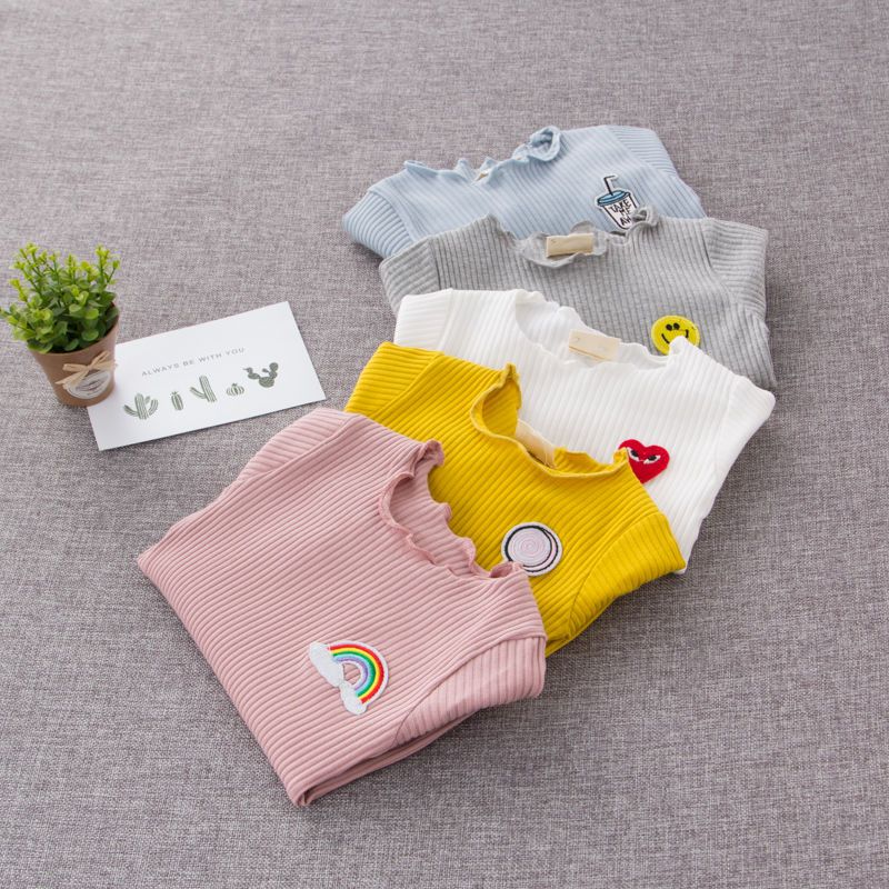 Spring and autumn new 1-5 year old baby T-Shirt Baby Long Sleeve Top
