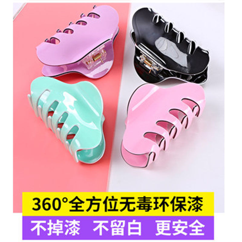 54260-韩国发卡女2019新款网红夹子成人抓夹洗澡头发夹后脑勺鲨鱼夹头饰-详情图