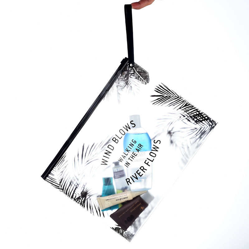 Korea multi functional PVC printing waterproof washing bag travel portable storage portable cosmetic bag plastic washing bag