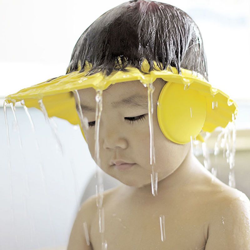 儿童洗头帽防水护耳神器宝宝洗澡帽可调节婴儿幼儿洗发帽儿童浴帽