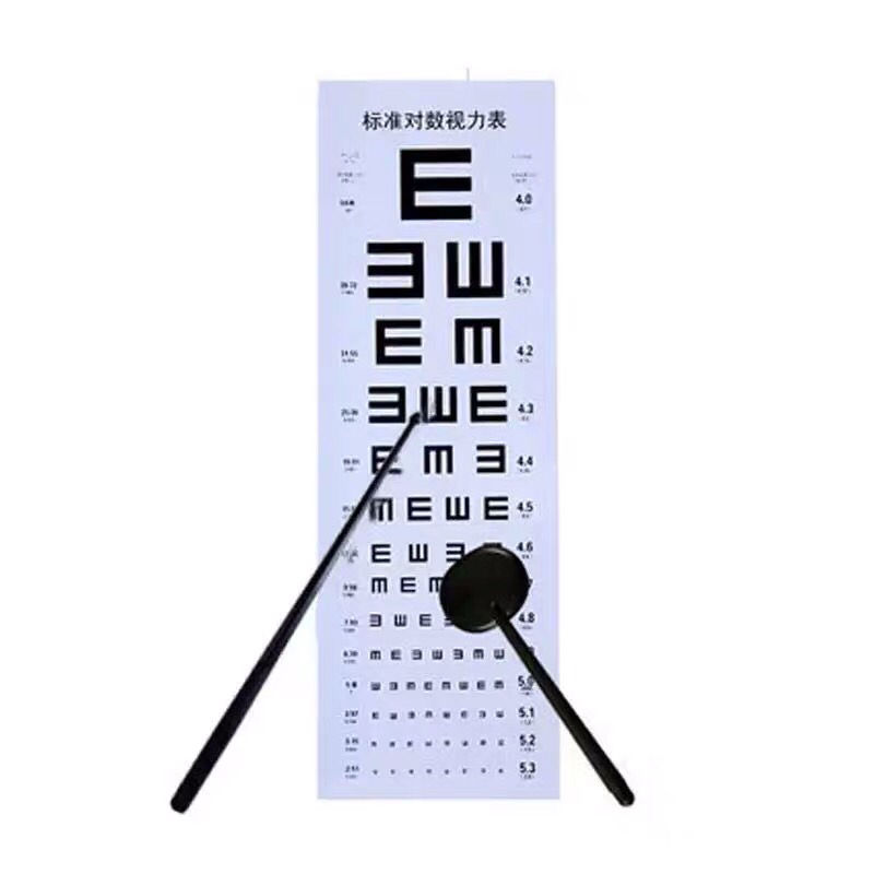 对数视力表挂图标准儿童家用成人眼科卡通幼儿园测近视眼睛视力表