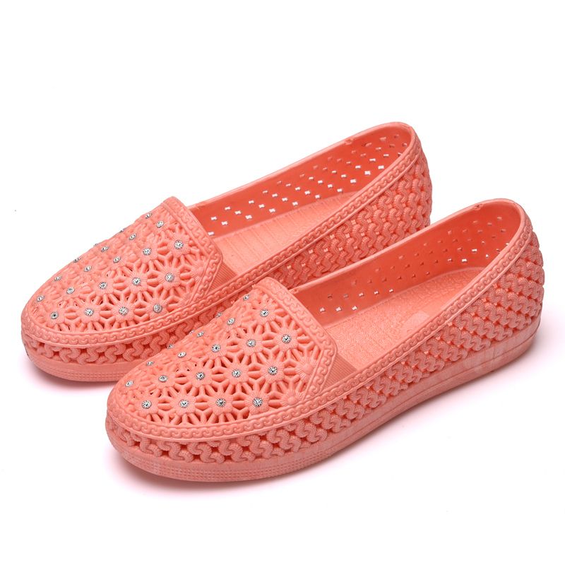 [buy one get one free] summer sandals women's cave shoes casual flat bottomed non slip nurse's shoes sandals mother's shoes beach shoes