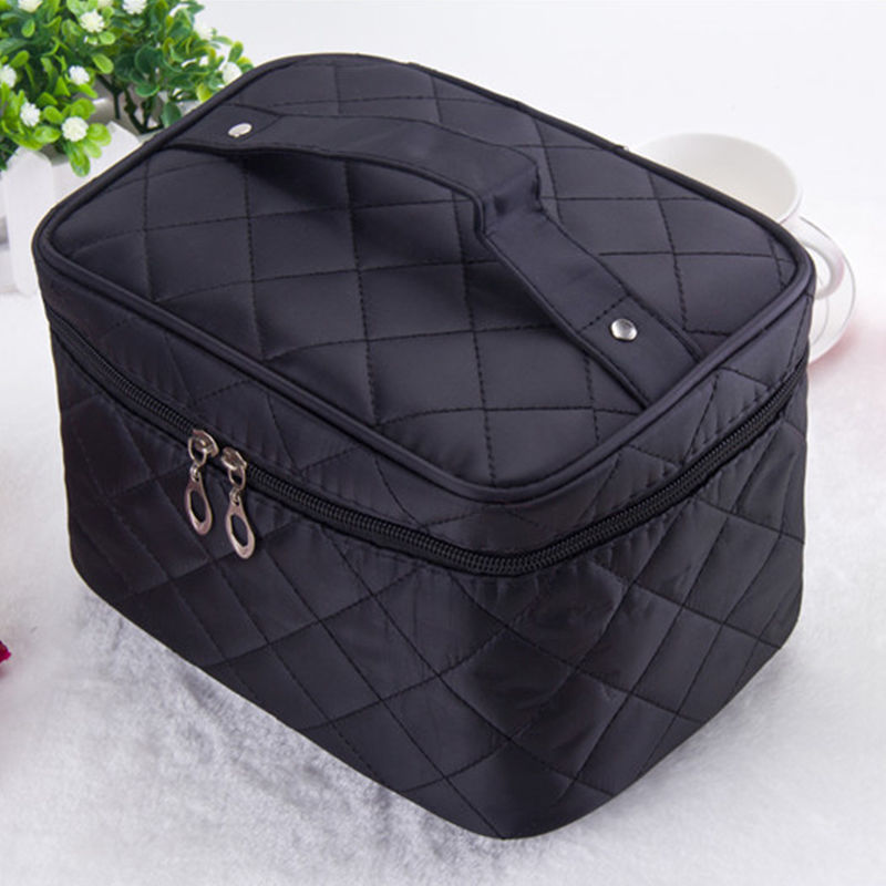 Student Korean version cosmetic bag female large-capacity waterproof storage bag portable travel large rhombic cosmetic bag 93