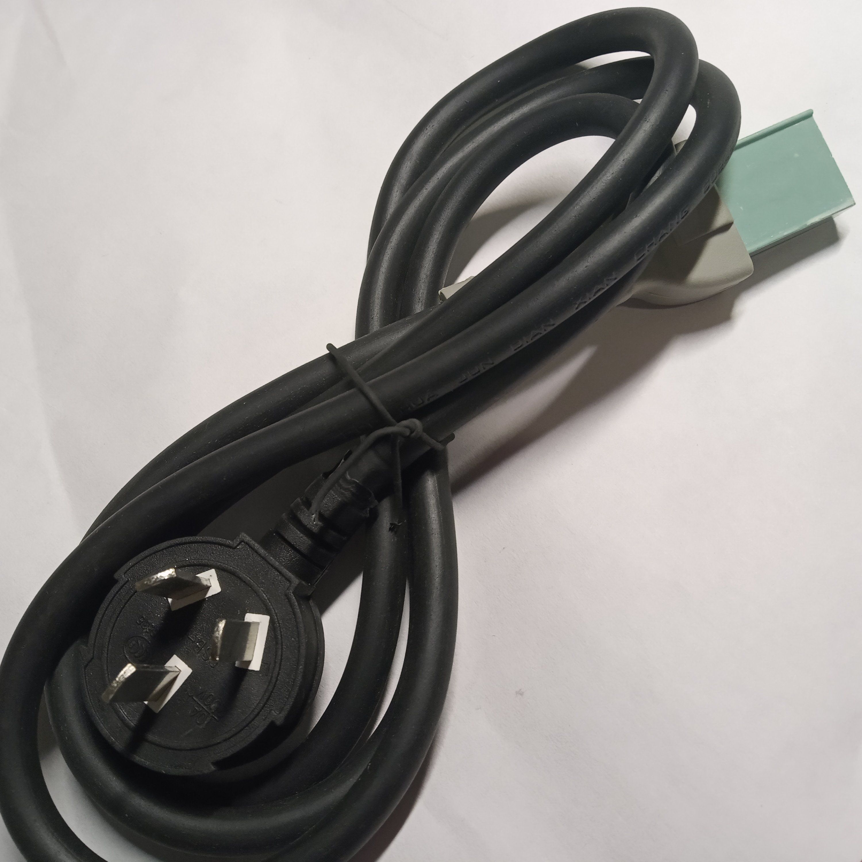 多星锅电源线华众电饭锅电热锅三孔平头平口一字型纯铜连接线