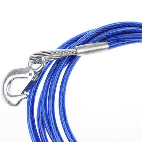 Special car pull rope steel wire 3M 4m strong car trailer rope strap emergency safety supplies