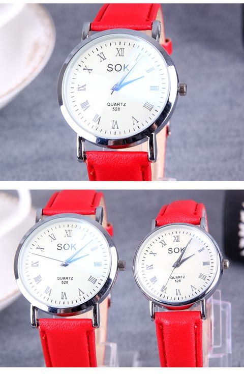 Minimalist Quartz Watch With Leather Strap For Men And Women_voghion.com