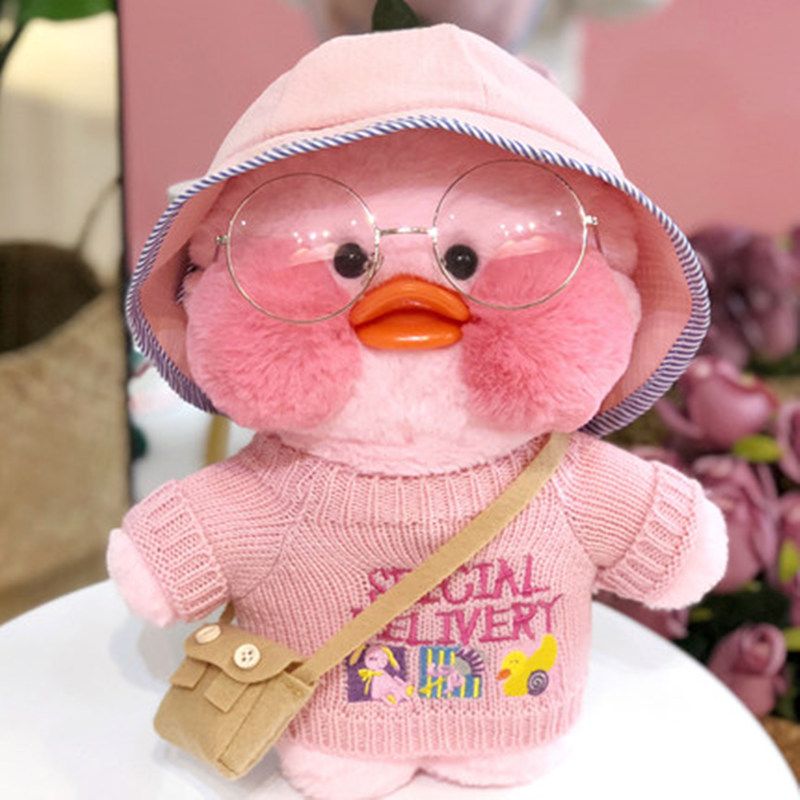 Ins net Red duck little yellow duck sweater doll ins plush toy girl heart birthday gift hyaluronic acid duck