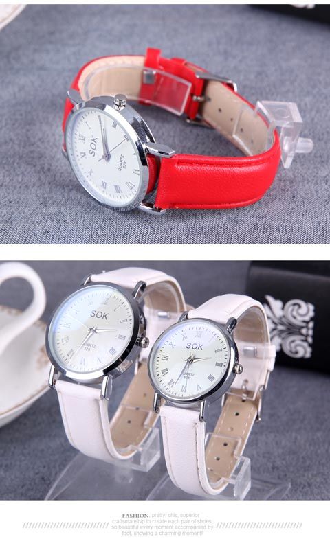 Minimalist Quartz Watch With Leather Strap For Men And Women_voghion.com