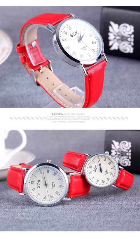 Minimalist Quartz Watch With Leather Strap For Men And Women_voghion.com