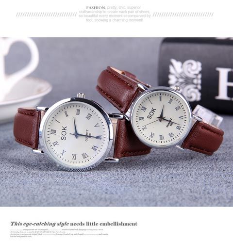 Minimalist Quartz Watch With Leather Strap For Men And Women_voghion.com