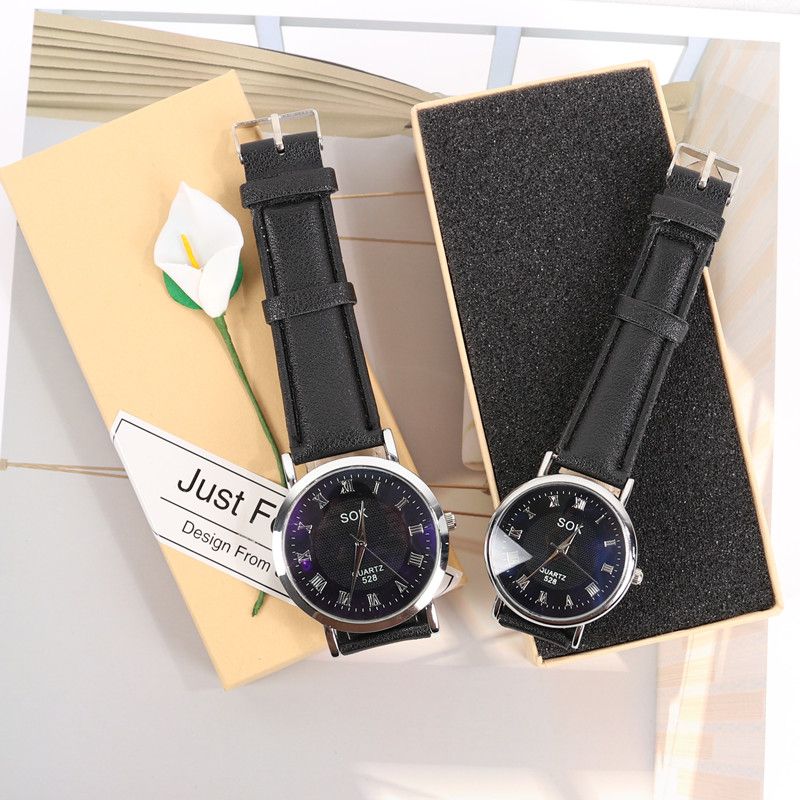 Minimalist Quartz Watch With Leather Strap For Men And Women_voghion.com
