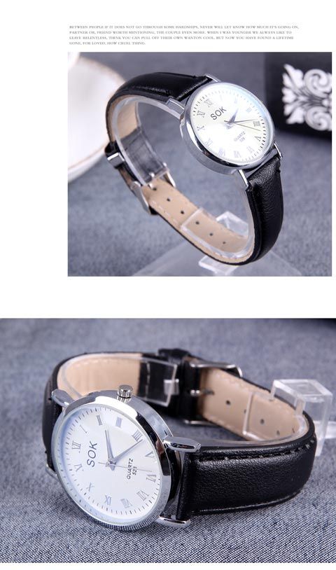 Minimalist Quartz Watch With Leather Strap For Men And Women_voghion.com