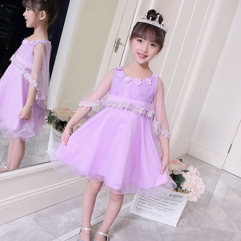女童夏装连衣裙2023新款儿童装夏季蓬蓬裙子韩版中大童洋气公主裙