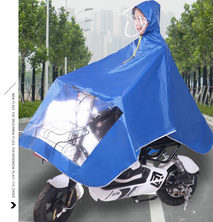 天堂雁雨衣电动车摩托车遮脚雨披电瓶车双人单人成人加大加厚男女