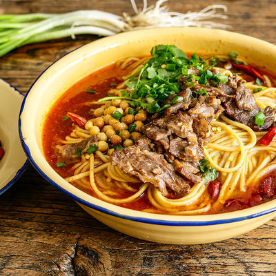 襄阳牛肉面5袋湖北特产早餐速食牛油味红油碱面带调料包