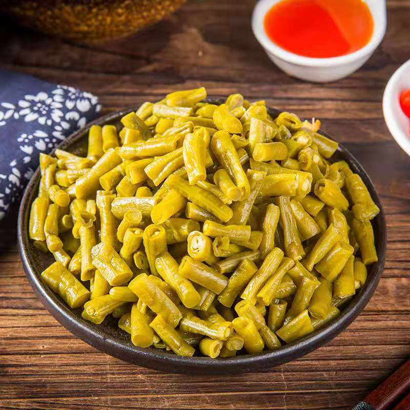 农家自制正宗老坛酸豆角1500g泡豇豆泡菜下饭菜咸菜榨菜批发包邮
