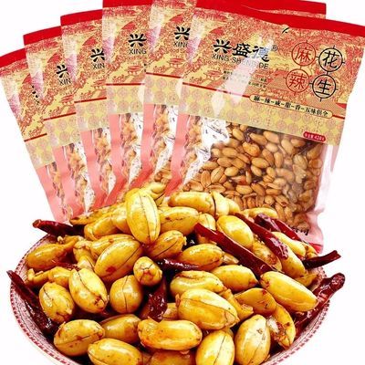 河南开封特产兴盛德麻辣花生五香花生米420克*6袋礼盒春节送礼