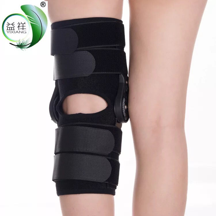 益祥短款可调膝关节支具带卡盘关节损伤固定矫形器