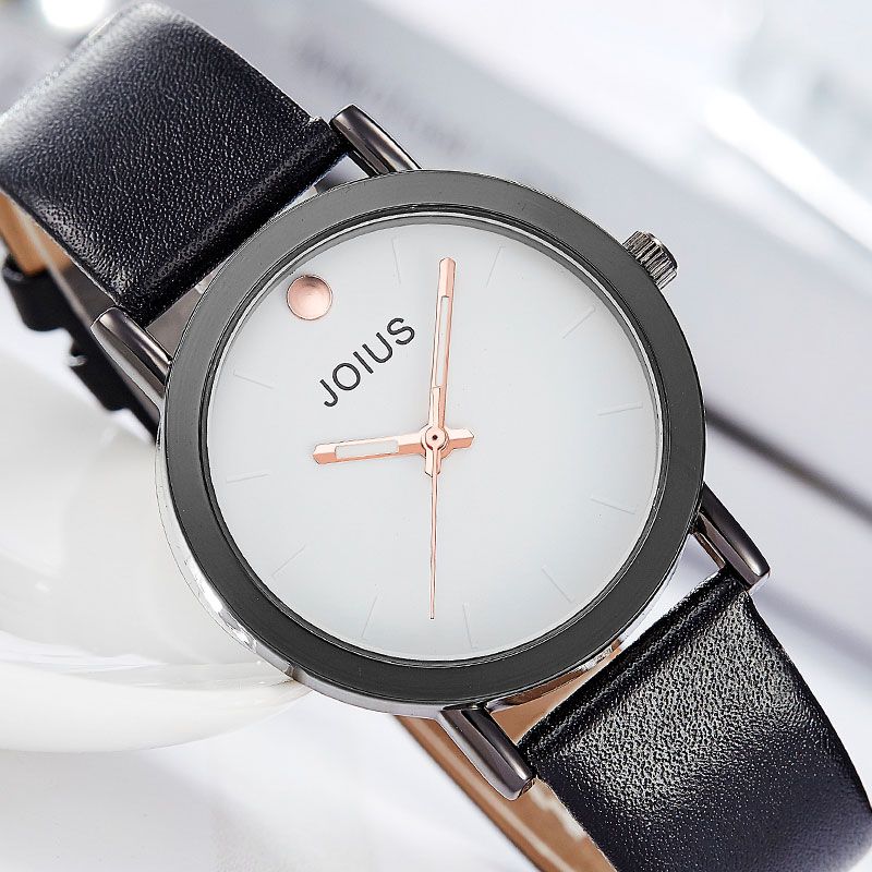 Montre Quartz Unisexe Style Coréen Avec Bracelet En Silicone_voghion.com