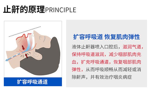 鼾立停打呼噜止鼾神器打呼噜药睡觉止鼾器打呼打鼾喷雾成人正品