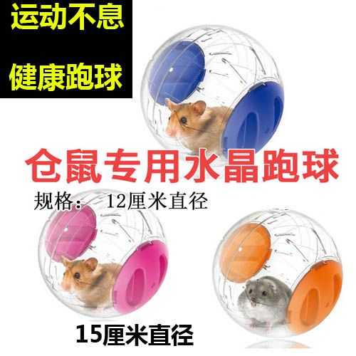 Hamster running ball toys transparent rolling ball sports ball Golden Bear crystal running ball hamster supplies running ball