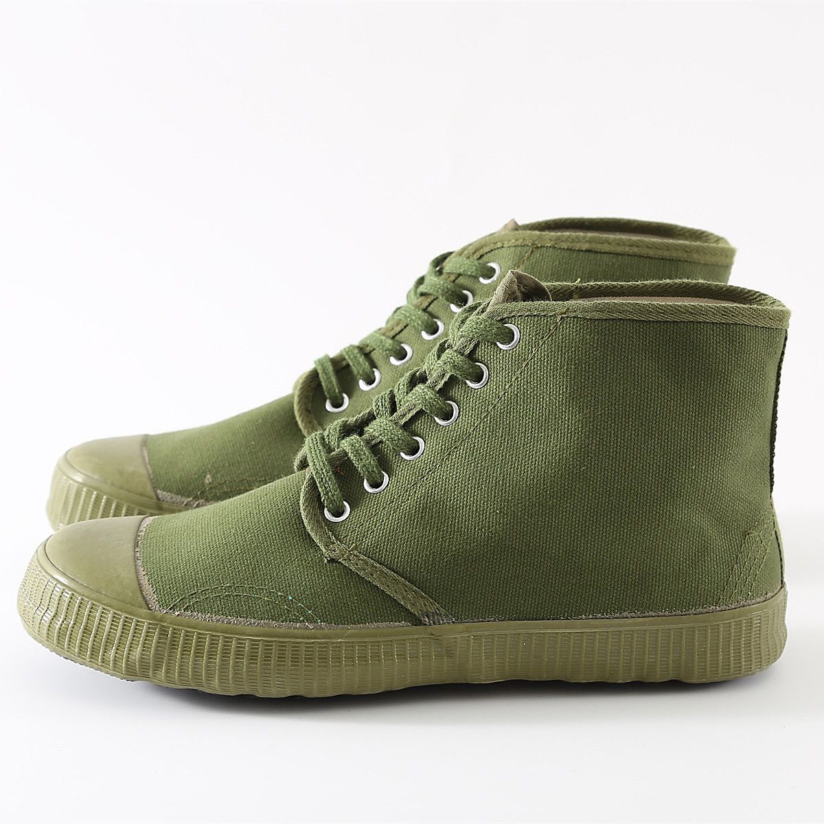 鲁泰高帮农田鞋春夏透气帆布鞋军胶鞋男99作训鞋解放鞋橡胶工地鞋