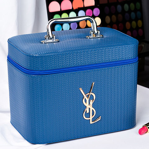 Korea large capacity Cosmetic Bag Cosmetic Case portable storage box large and small cosmetic lovely small square bag