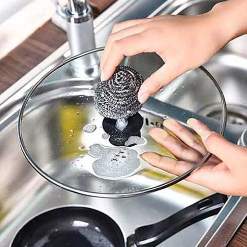 不锈钢钢丝球清洁球【10/20/40/60个装】厨房洗碗刷锅清洁用品