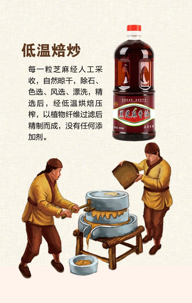 白芝麻油纯正小磨香油食用月子油无添加做汤做饼做菜石磨500ml1000mll